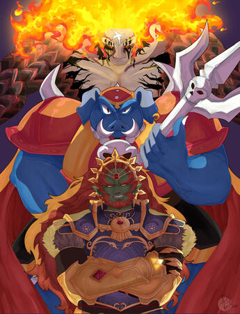 Ganon LoZ fanart